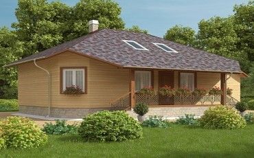 Проект дома из блоков 10-2009-2