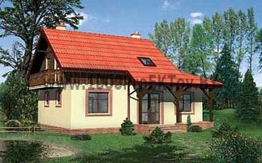 Проект дома из блоков 1238