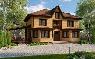 Проект деревянного дома 10-2192-2