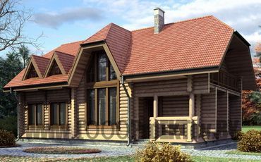 Проект деревянного дома 1037