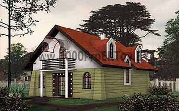 Проект дома из блоков 1376