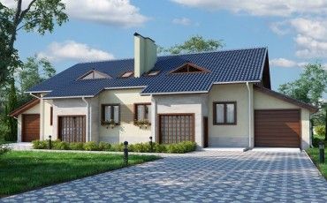 Проект дома из блоков 10-433-3