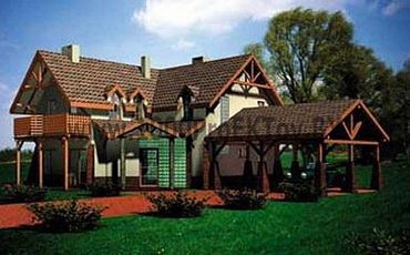 Проект дома из блоков 1318