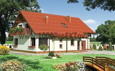 Проект дома из блоков 1166