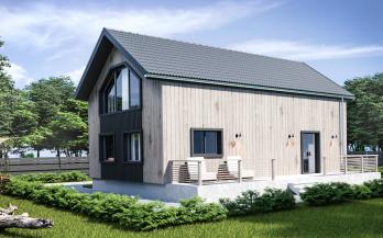 Проект каркасного дома 2-50-6