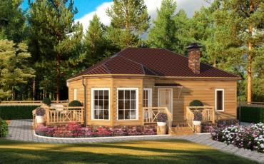 Проект каркасного дома 2-90-3