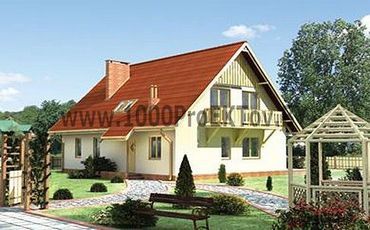 Проект дома из блоков 1254