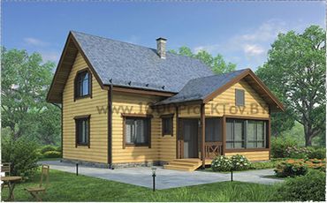 Проект деревянного дома 1013