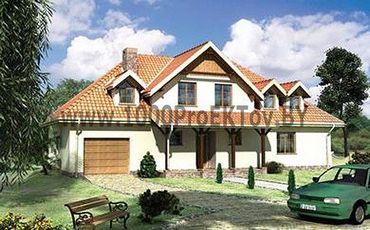 Проект дома из блоков 1266