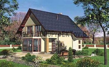 Проект дома из блоков 1422