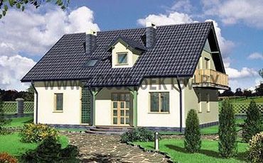 Проект дома из блоков 1448