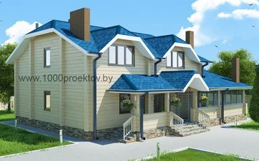Проект деревянного дома 3-24