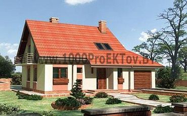 Проект дома из блоков 1419