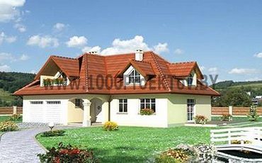 Проект дома из блоков 1134