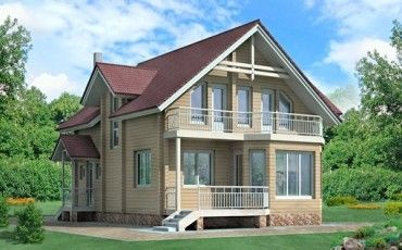 Проект деревянного дома 3-32