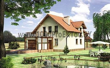 Проект дома из блоков 1309