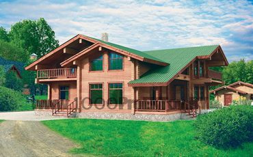 Проект деревянного дома 1071