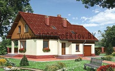 Проект дома из блоков 1446