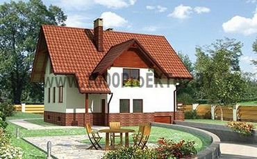 Проект дома из блоков 1425