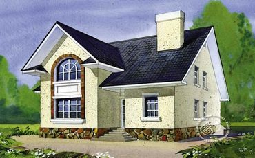 Проект дома из блоков 1095