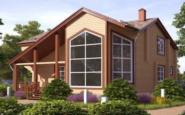 Проект деревянного дома 10-2005