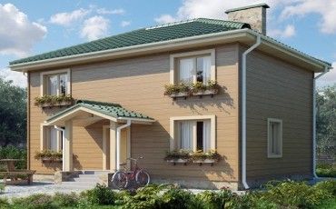 Проект деревянного дома 10-2095