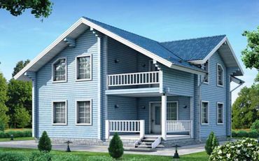 Проект деревянного дома 3-33