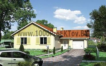 Проект дома из блоков 1410