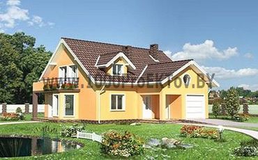 Проект дома из блоков 1316