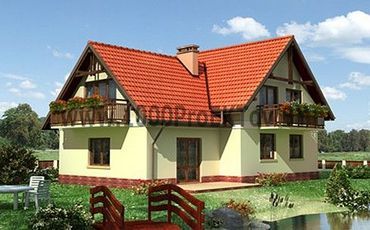 Проект дома из блоков 1297