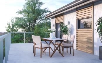 Проект дома из блоков 1-02