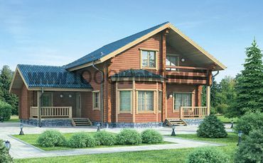 Проект деревянного дома 1055