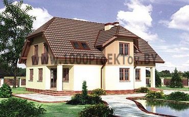 Проект дома из блоков 1397