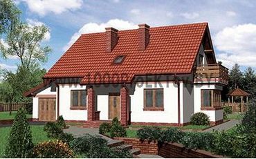 Проект дома из блоков 1465