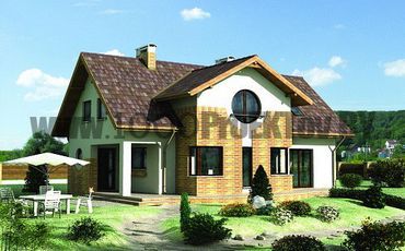 Проект дома из блоков 1515