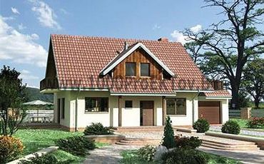 Проект дома из блоков 1456