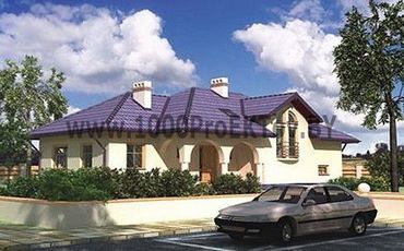 Проект дома из блоков 1181