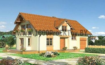 Проект дома из блоков 1417