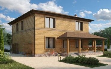 Проект деревянного дома 10-2039-2