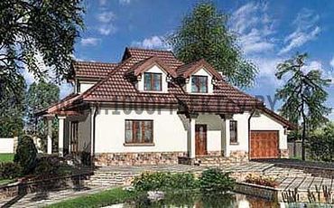 Проект дома из блоков 1326