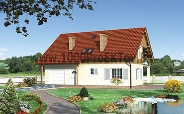 Проект дома из блоков 1327