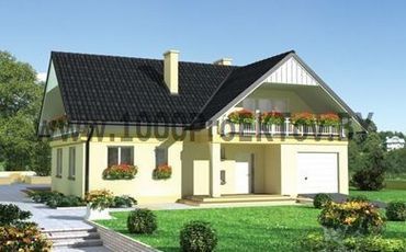 Проект дома из блоков 1350