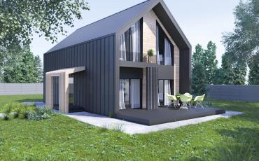 Проект каркасного дома 2-30-3
