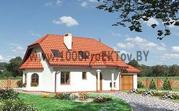 Проект дома из блоков 1387