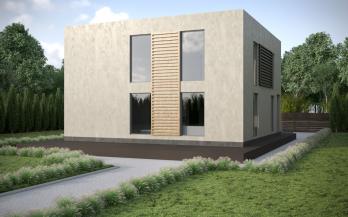 Проект каркасного дома 2-80-3