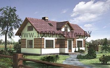 Проект дома из блоков 1433