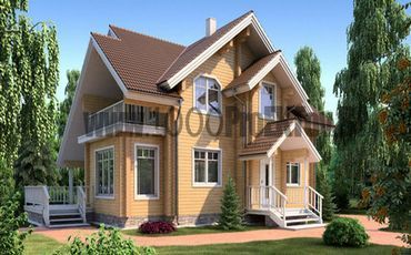 Проект деревянного дома 1056