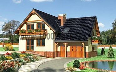 Проект дома из блоков 1317