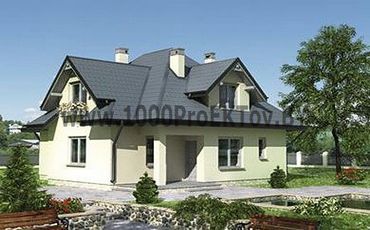 Проект дома из блоков 1391