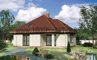 Проект дома из блоков 1148